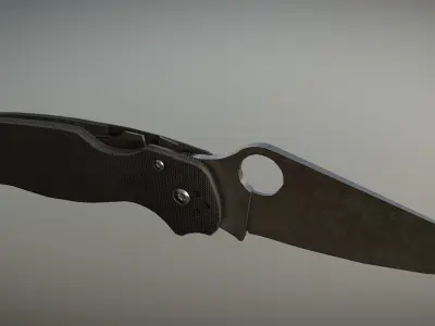 Folding Knife Low-poly 3D model purchase