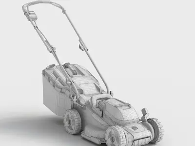 CORDLESS LAWN MOWER 3D model