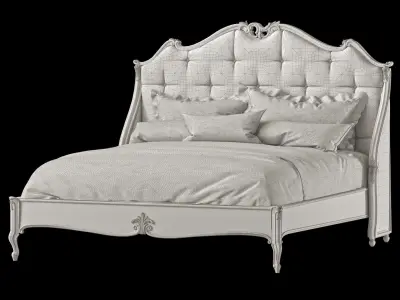 juliettesinteriors italian bed art jx0150 3D model