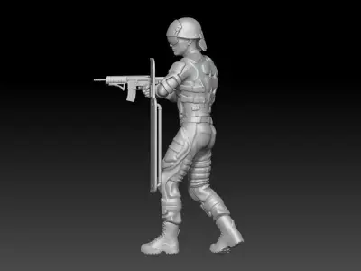 swat action figures 2025 1 3D print model