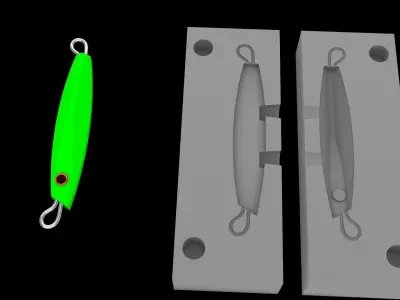 3d model mold jig fishing 3D model