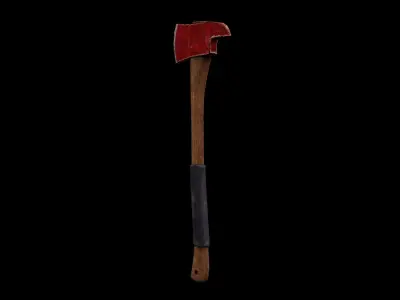 Firefighter Axe 3D model