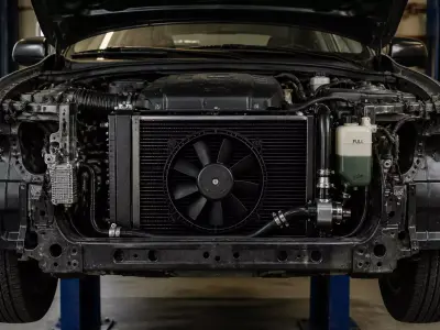 Automotive Cooling Radiator System Model 3D model