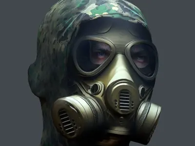 Helmet 3d model military combat Military scifi Low-poly 3D model Low-poly 3D model order