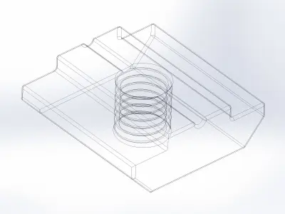 T-nut 30x30 M5 3D model