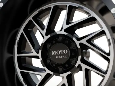 MOTO METAL BREAKOUT WHEEL 3D MODEL 3D model