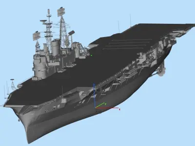 HMS Ark Royal R09 3D model