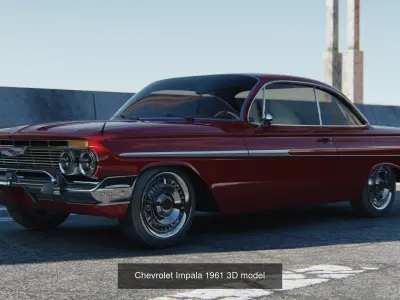 Chevrolet 3D Car Models Collection 3D Model Pack