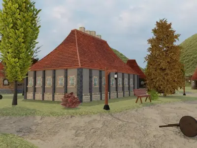 Rustic Village 3D model