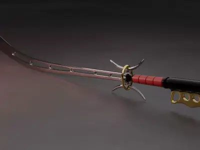 The spine splitter sword 3D model