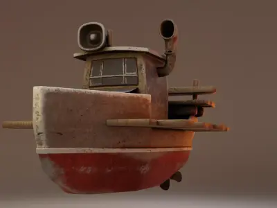 Old Boat 3D model