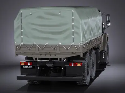 GAZ Ural Next 2015 Military 3D model