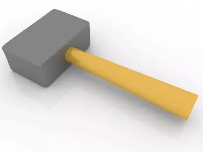 Sledgehammer hammer 3D model purchase