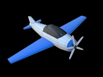 light - engine aircraft 3D print model