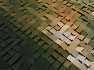 wooden decoration wall Free 3D model
