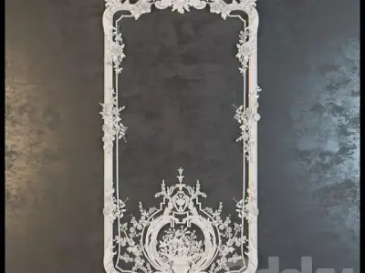 pattern ornate frame 3D print model