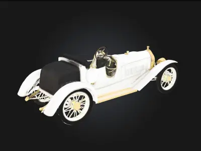 Vintage Elegance Car  Classic Sophistication on Wheels 3D model