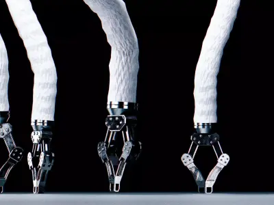 Octopod - Deep Space Constructor Scifi Machine 3D model