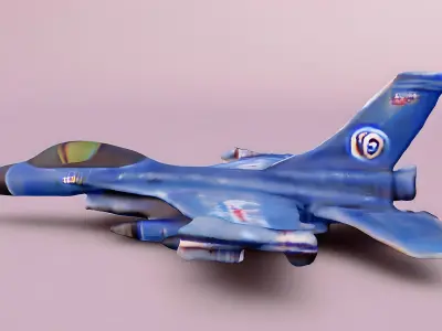 F-16 Fighting Falcon 3D model 3D model