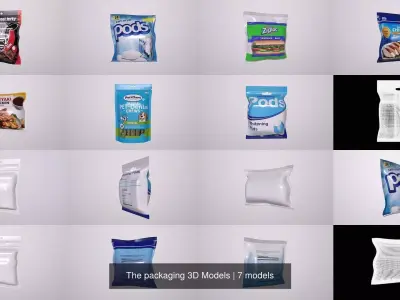 The packaging 3D Models
