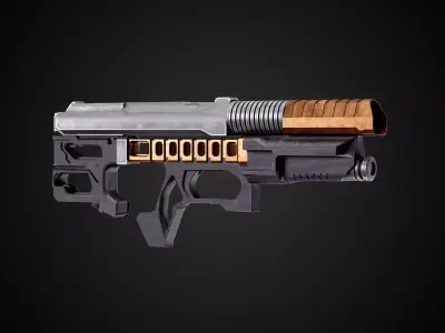 Sci Fi Game Ready Melee 4k Textures Blenderkit Free 3D model
