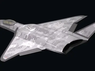 NGAD concept 3D model