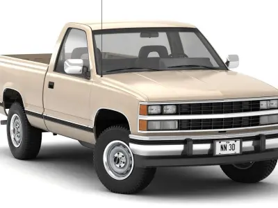 GENERIC PICKUP TRUCK 21 3D model