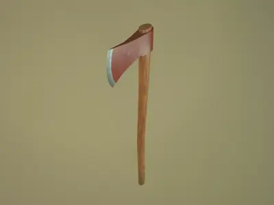 Work Axe Low-poly 3D model