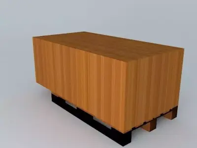 pallet bureaubladen Free 3D model