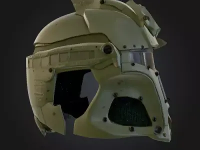 Tactical Combat Helmet Low-poly 3D model