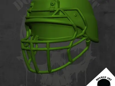 Grid Iron Helmet for 6 inch action figures 3D print model purchase