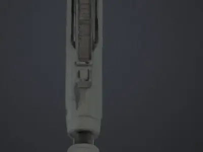High-Poly Futuristic Bullpup Shotgun 3D Model 3D model