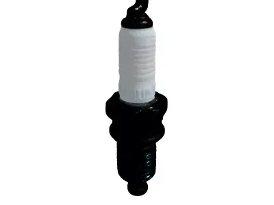 Realistic Spark Plug 3D Model Low-poly 3D model
