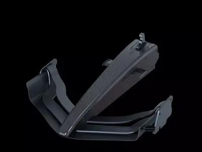 Spoiler tuning bodycar widebody  3D model