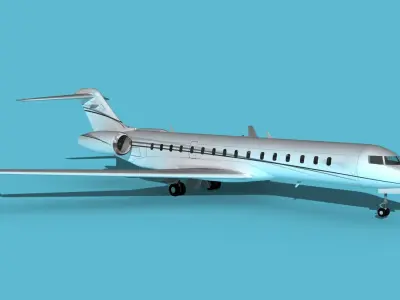 Bombardier Global 7000 V02 3D model
