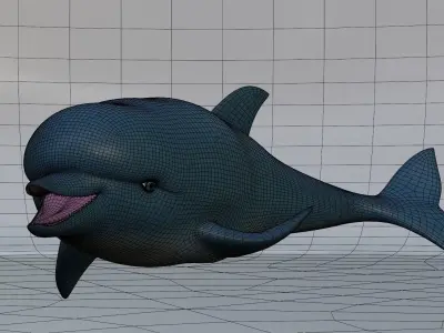 Dolphin 3D model 3