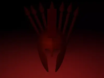 Sparta Helmet 3D model