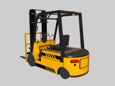 Industrial Forklift Low-poly 3D model buy