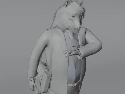MoonA Businessman  3D model