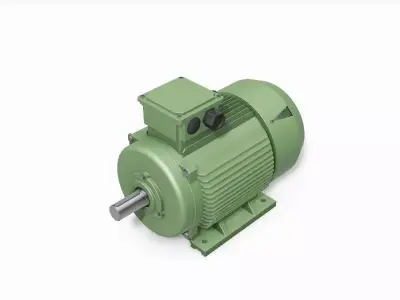 200L B3 Top IEC electric motor - 3D CAD model 3D model