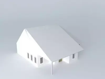 House Plan  Part plane Free 3D model