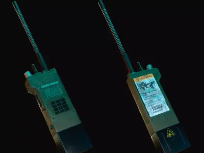 Walkie Talkie Low poly Low-poly 3D model