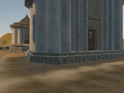 Desert Oasis City 3D model
