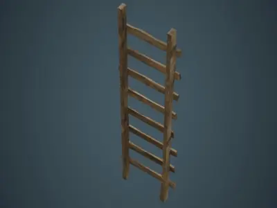 Ladder 2A Low-poly 3D model