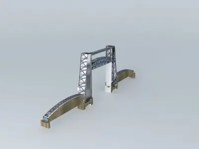 Hefbrug bridge Free 3D model