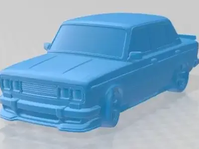 Seat 1430 1969 Cartoon Tuning Printable Car 3D print model