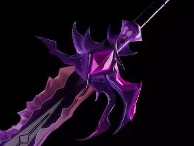 sword of darkness Low-poly 3D model