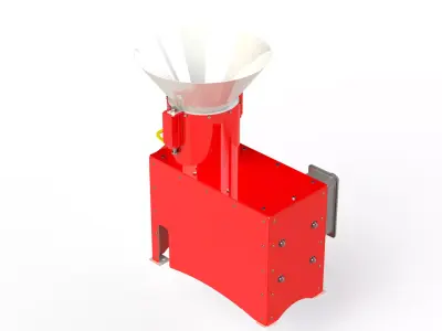 WG 4001 - STL Feed pelletizer - Granulator 3D model