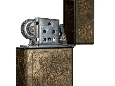 Zippo lighter 3D model