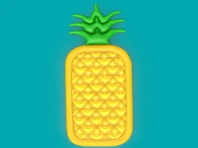 PINEAPPLE INFLATABLE MATTRESS 3D model